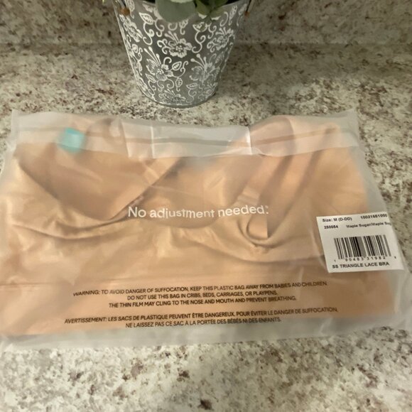 Tommy John Second Skin Comfort Lace Bralette - Maple Sugar Lace / M (D-DD) - Picture 5 of 6